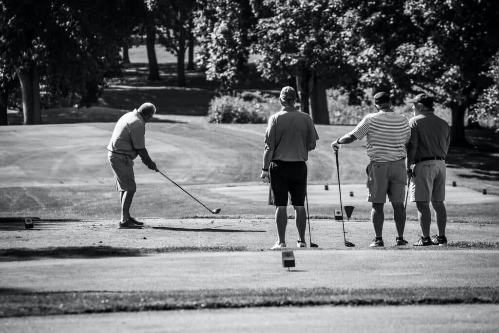 Golfers at Golf Outing for Greg Lindmark Foundation