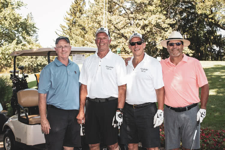 Golfers at Golf Outing