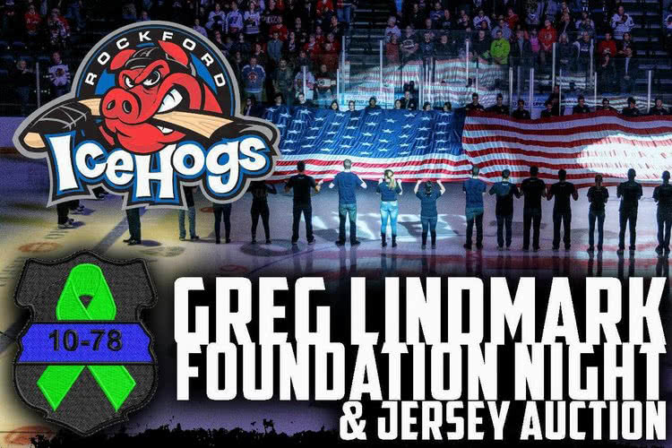 Rockford Icehogs - Greg Lindmark Foundation Night & Jersey Auction